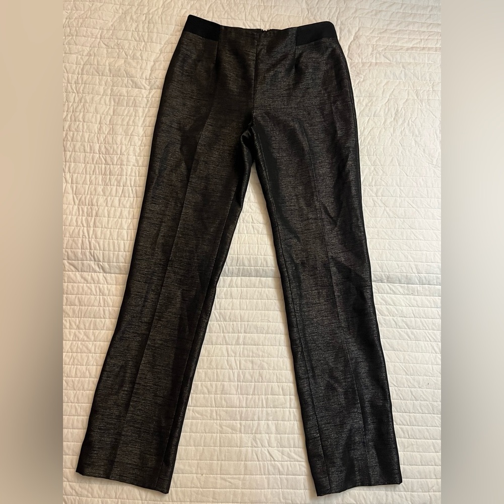 Antonio Melani black metallic pants